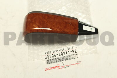 3350460241E2 Genuine Toyota KNOB SUB-ASSY, SHIFT LEVER 33504-60241  