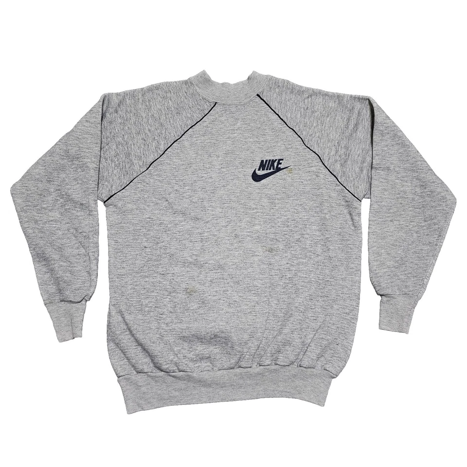 De Colección Años 80 Nike Suéter Para Hombres XL Pullover Sudadera Jersey Jogger Suelto Rayas EE. UU. Foto 2 de 4