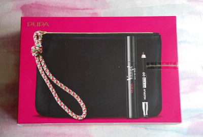 PUPA Milano SALE! VAMP! ALL IN ONE Black Mascara + Multiplay Pencil & Bag BN! 9ml