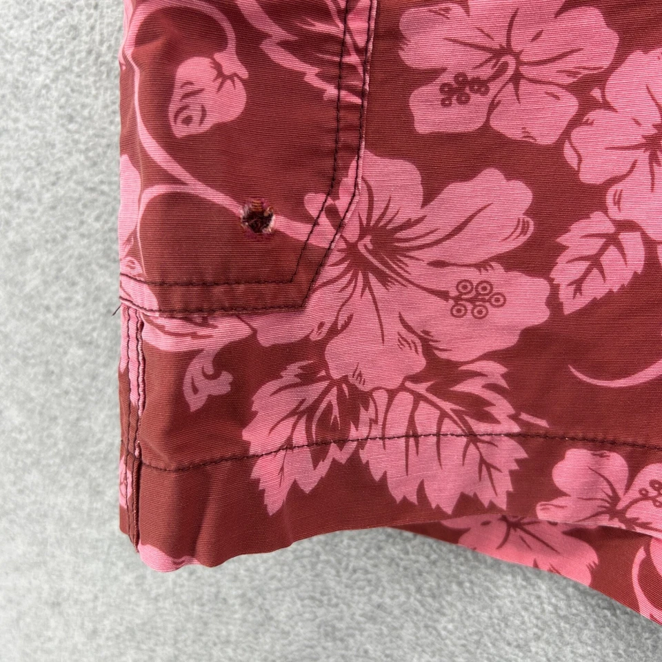 Pantalones Cortos Old Navy Para Mujer Talla 10 Rosa Cuadros Board Shorts Rosa Floral Algodón Carga Foto 3 de 4