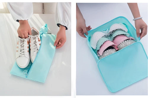 8-teiliges Reisegepäck Organizer Set Koffer Aufbewahrung Taschen Kleidung Packwürfel - Bild 13 von 29