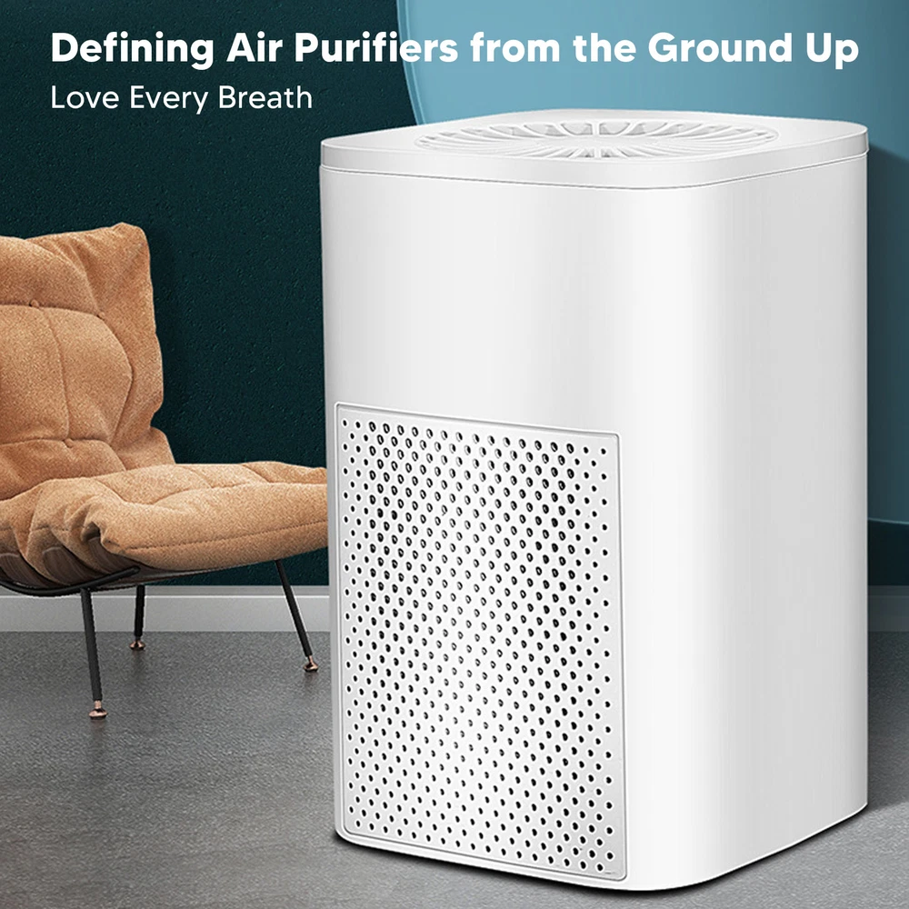 Air Purifier Second Hand Smoke Odor Removal Small Air Cleaner For Bedroom US HG