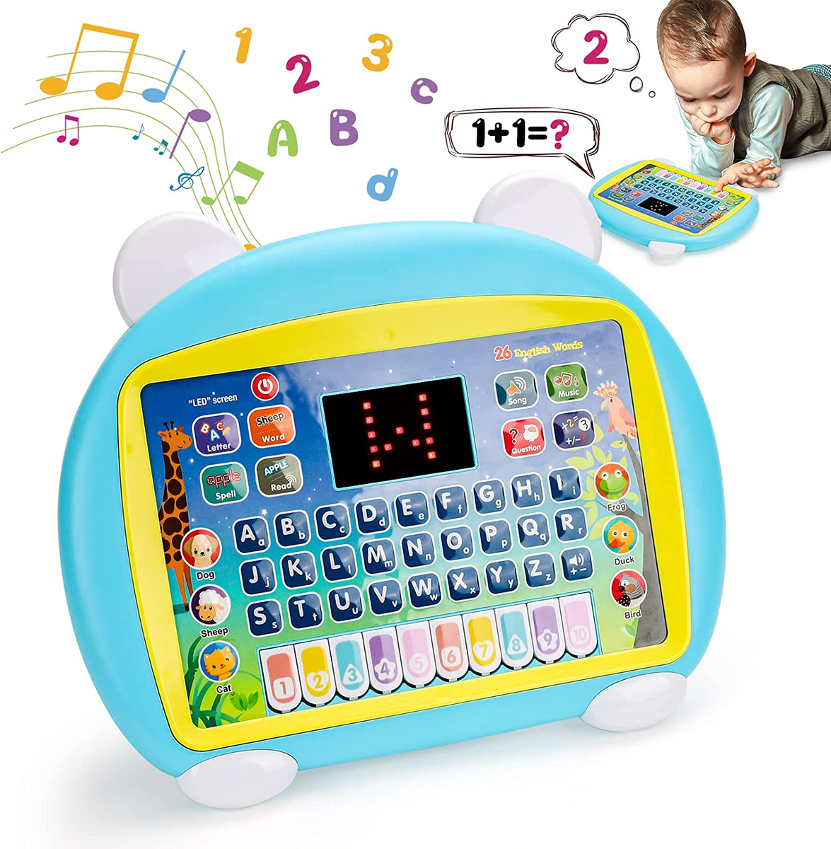 1-2-3 Year Old Girl Boy Gifts-Toddlers Learning Toys for 2-5 Year