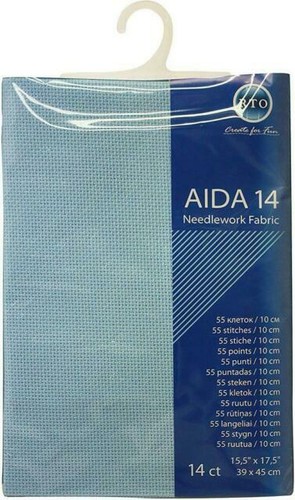 FineInno 14 Count Aida Cloth – 6-Piece Pack, 18x12 Inch White Cross-Stitch Fabric For Embroidery - View #8