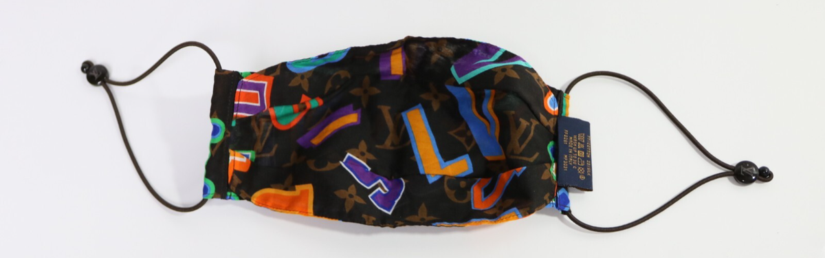 Authentic Louis Vuitton LV NBA Letters Monogram Brown Scarf and
