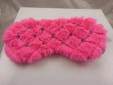 Pink bling faux crystal beauty eye mask sleep mask light out good beauty satin