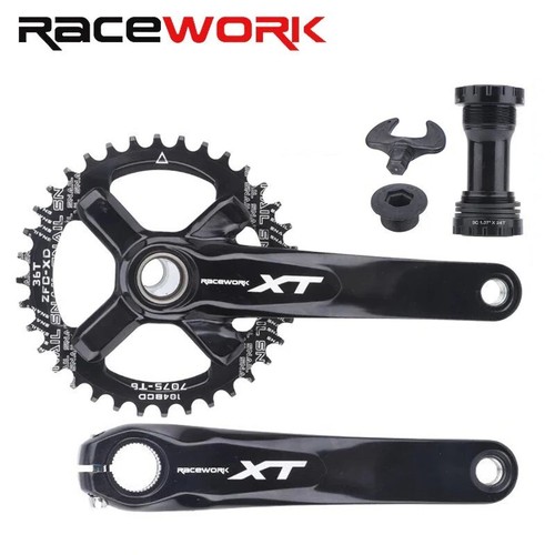170/175mm Crank 104BCD Mountain Bike Crankset with Chainwheel 32T 34T 36T 38T BB - Picture 14 of 31