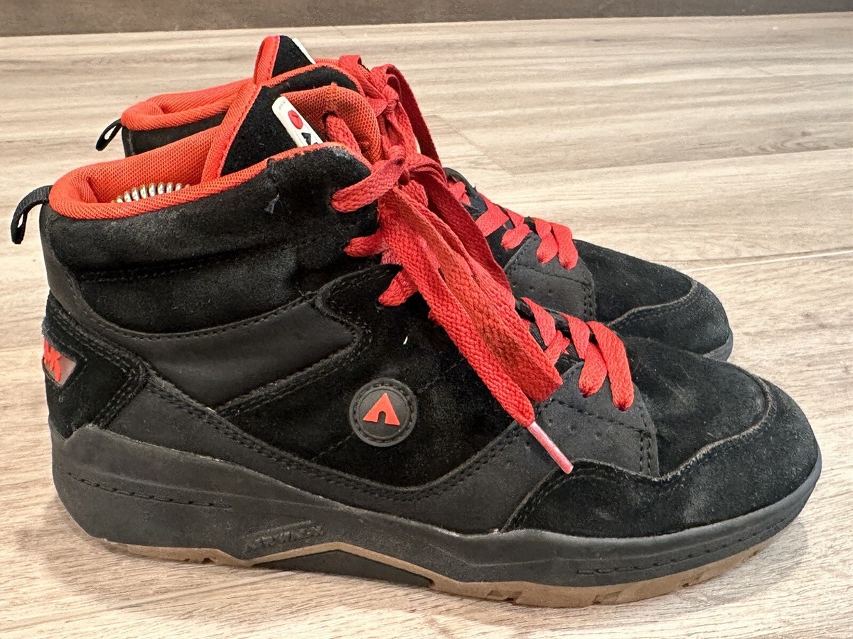Red Airwalk Shoes Airwalk Anchor Mid US Size Black And