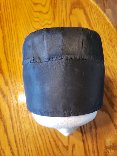 SWARTZENTRUBER AMISH GIRLS BLACK BONNET 17" KAPP PRAYER COVERING HANDMADE - Picture 5 of 7