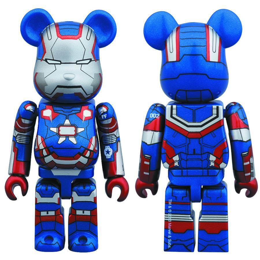 BE@RBRICK IRON PATRIOT 1000% MEDICOM TOY