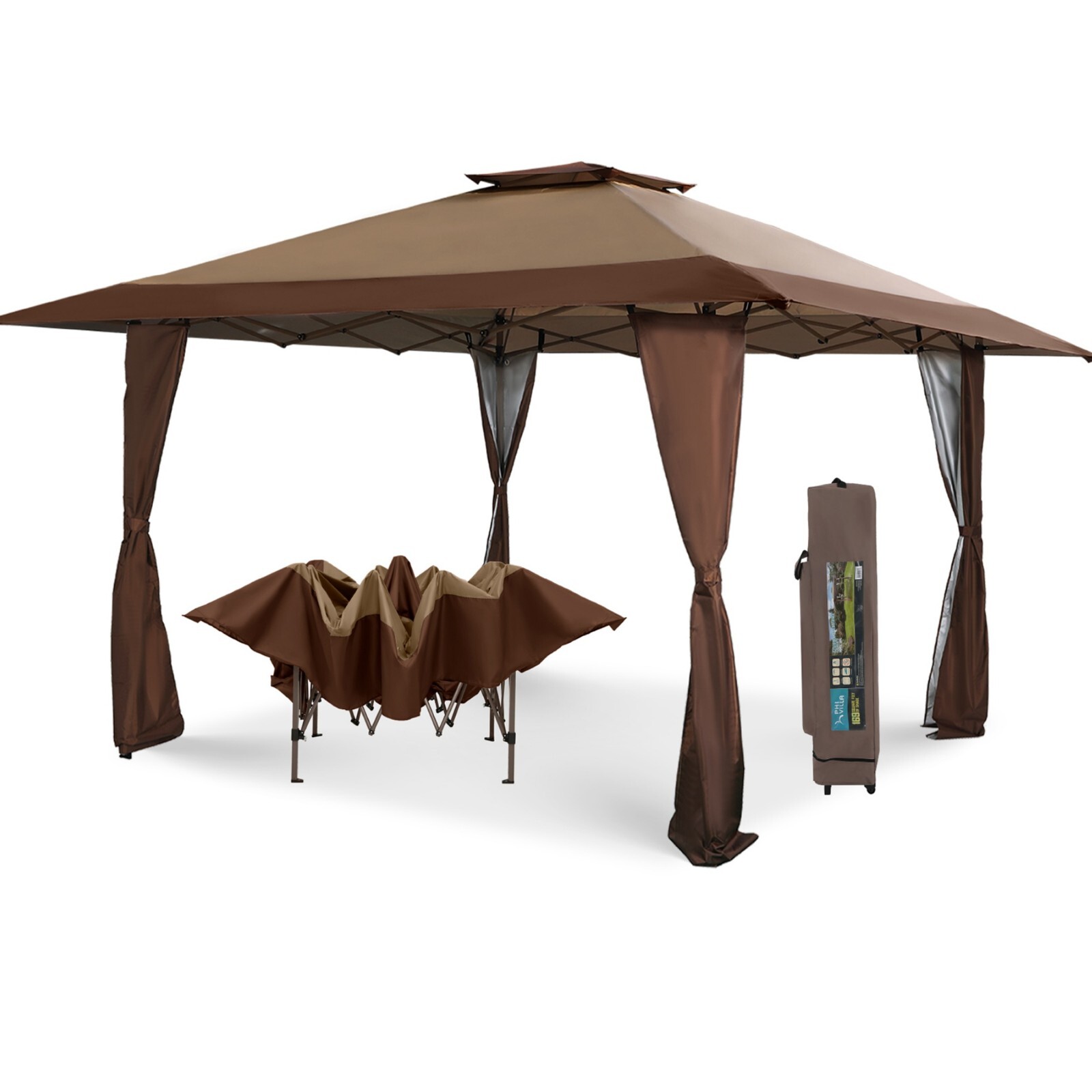 Gazebo Adjustable Awning Waterproof Wedding Party Tent