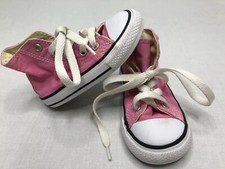 Converse All Star Chuck Taylor Cotton Candy Pink Girls Size 6 Skateboard Shoes