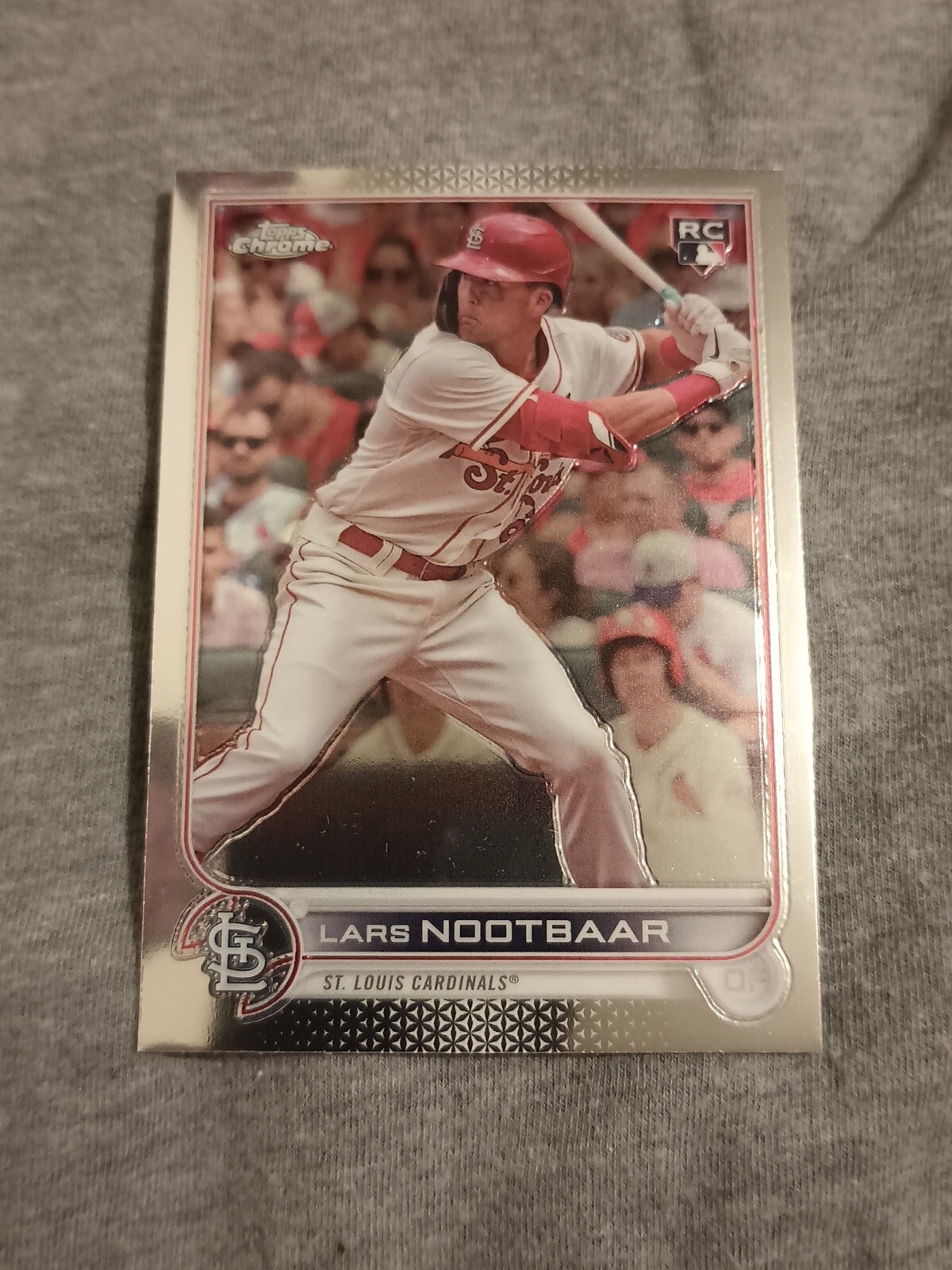 2022 LARS NOOTBAAR TOPPS CHROME #19 ROOKIE RC CARD ST LOUIS CARDINALS JAPAN