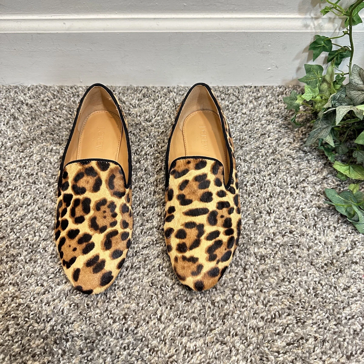 Leopard smoking best sale loafers