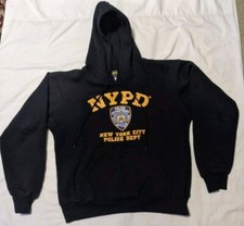 NYPD Hoodie Vintage 2013 Officially Licensed NYPD Black Sweatshirt Men's Small