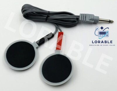 Premium 8 Carbon Electrode Pads  & 4 Cables For Electro-Terapy Dyno US Unit