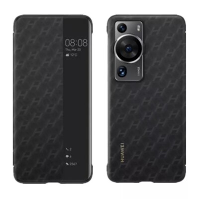 Original Luxury PU Leather Smart View Flip Case Cover For Huawei P60/P60 Pro
