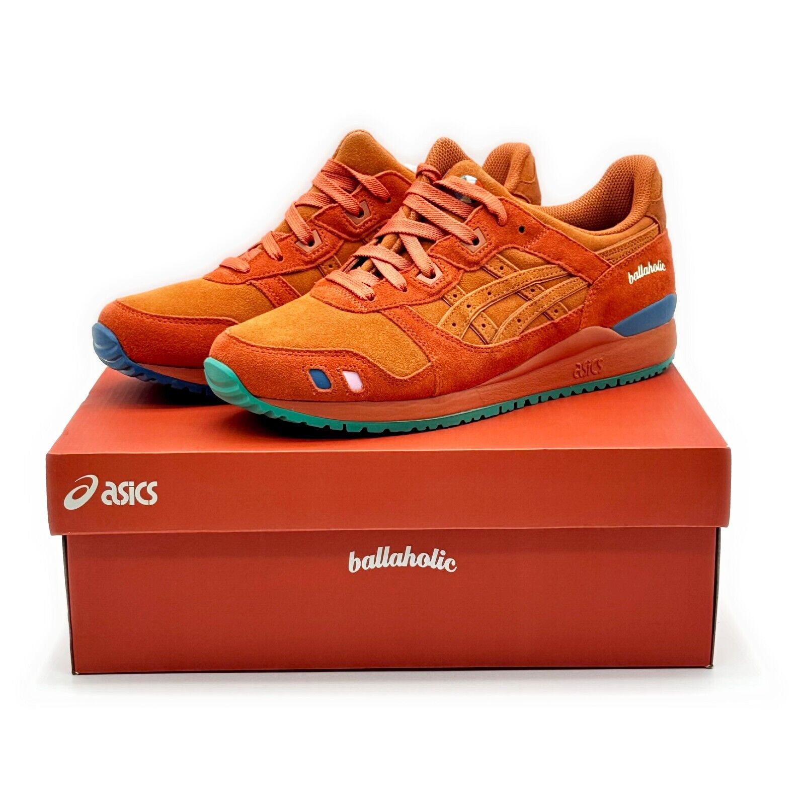 1201A941-800 ballaholic × Asics Gel-Lyte III OG Harvest Pumpkin