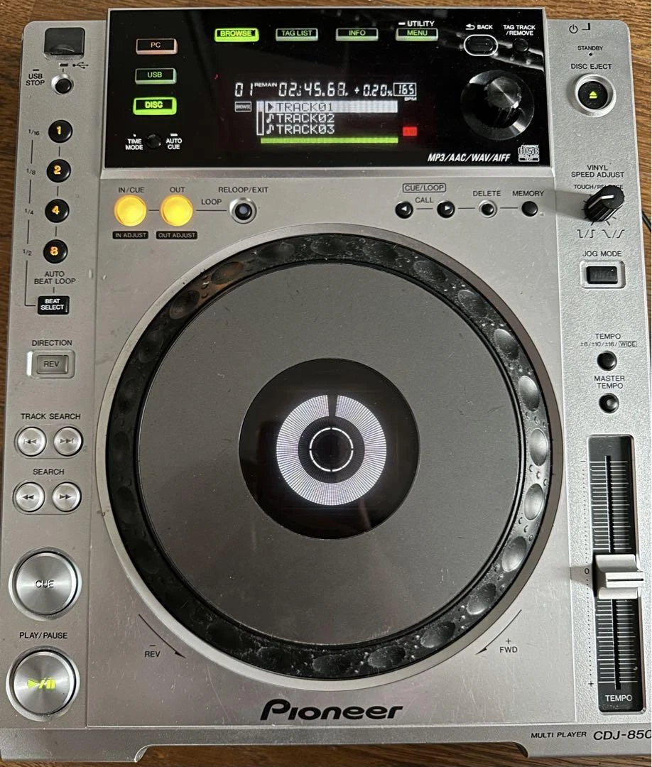 Pioneer CDJ-850-K DJ Turntables SILVER DJ Equipment