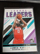2019-20 Donruss Basketball League Leaders Insert #1 James Harden Rockets