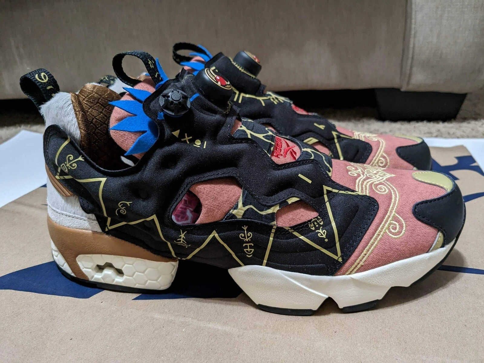 Reebok X Power Rangers Instapump Fury Size 9.5 Shoes “Rita Repulsa” GW0782