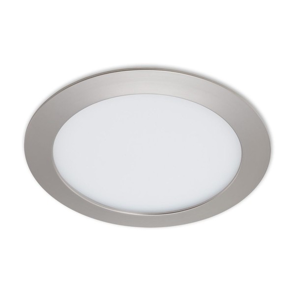 Led Einbauleuchte 1Xled 12W 4000K 1200Lm Silber Kunststoff Ø17Cm Briloner-image