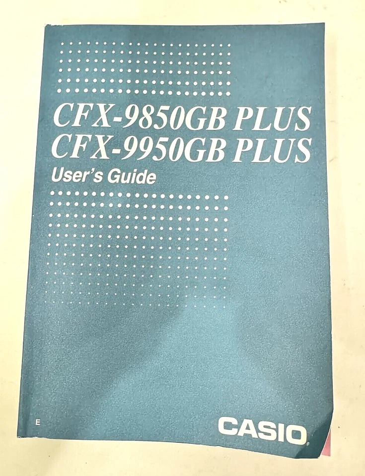 CASIO CFX9850GB Plus CFX9950GB Plus Manuals Guides Registration Papers Set  - VG - Image 2 of 4