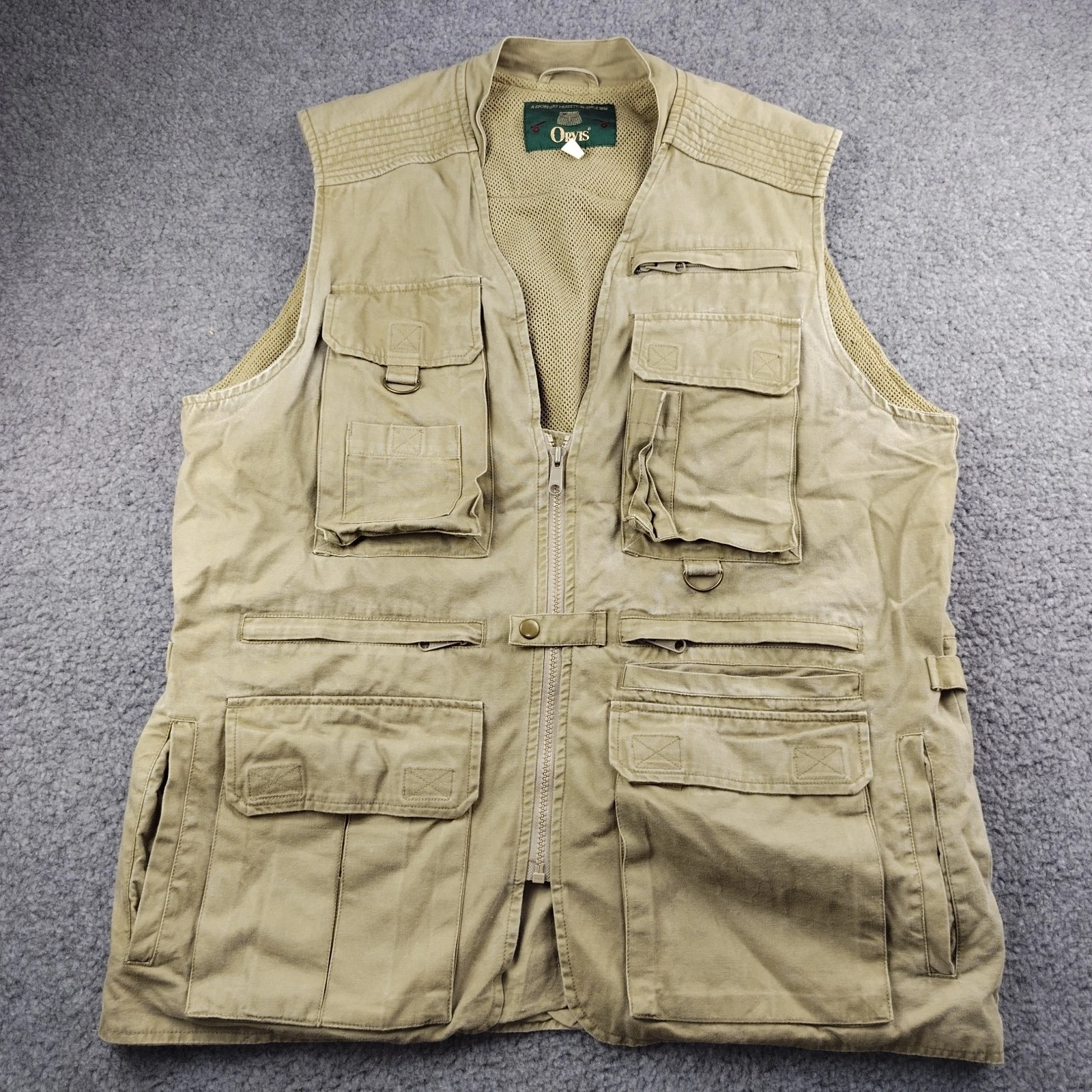 VTG Orvis Hunting Vest Bird Pouch Size Medium Men's Fishing Outdoors