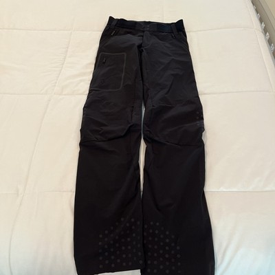Peak Performance Women s Lite SS P Hiking/ Rain Pants Sz S Black Softshell Tech 