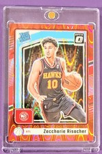 2024-25 Panini Optic Zaccharie Risacher Red Seismic Prizm Rookie /149 Hawks SP