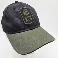 PXG Battle Ready Hat Black Green Skull Golf 9Twenty Adjustable Strap Buckle Cap