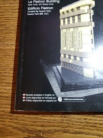 INSTRUCTION MANUAL ONLY from LEGO 21023 Flatiron Building - Architecture