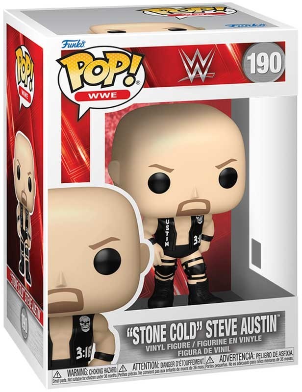 Funko Pop! WWE Stone Cold Steve Austin #190 – Vinyl Figure
