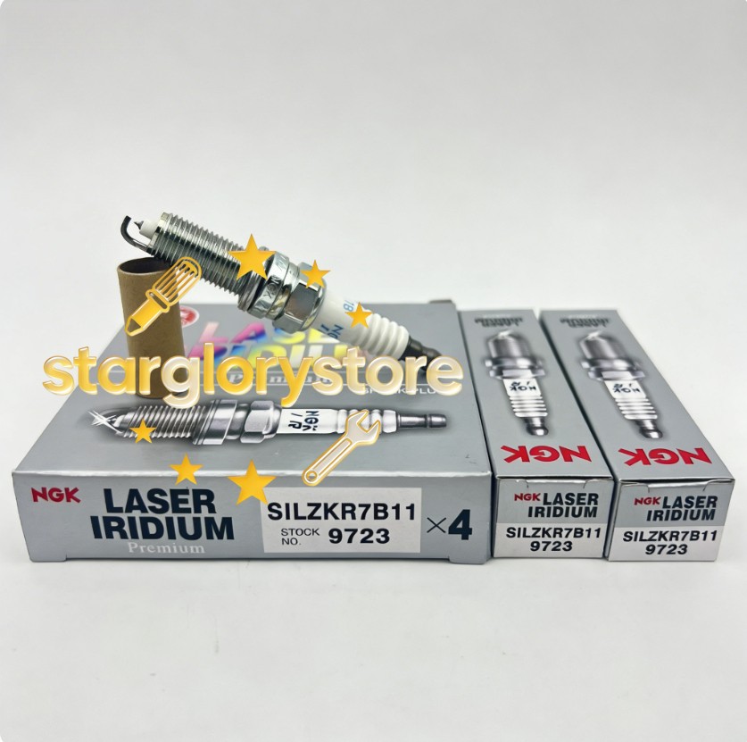 6x NGK SILZKR7B11 9723 Laser Iridium Spark Plugs For DODGE CHARGER 11-23 3.6L V6