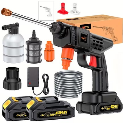 #ad Wireless High Pressure Water Cleaner 21V Cordless Portable Pressure Washer Gun $29.00