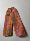 1960s Barbie Mood Matchers Wide Leg Pants Groovy Pattern Vintage