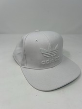 Adidas Originals Trefoil Hat White On White Logo OSFM Unisex