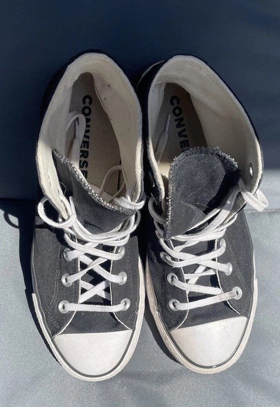 SAOLA CONVERSE Chuck Taylor High Top Nero Unisex Uomo Taglia 6 5 Donna 8 5