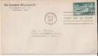 1953 FIRST DAY ISSUE OPENING OF JAPAN  W/ SHERWIN WILLIAMS COVER ADVERTISEMENT