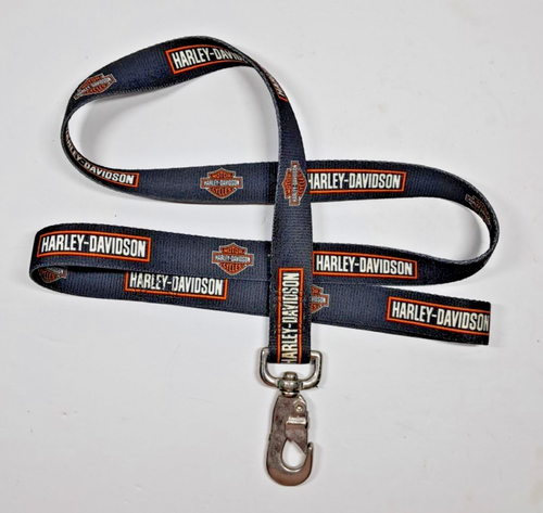 Harley Davidson Motorcycles Dog Leash Black Shield Logo 47" x 1" 2000 - Picture 4 of 7