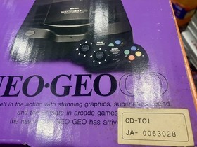 SNK Neo Geo CD Console CD-T01 with Box , Complete Of Cables, Psu , Manuals,