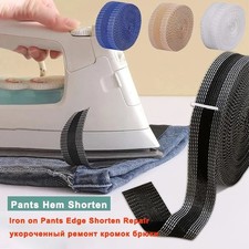 Iron-On Hemming Tape   Self-Adhesive Fabric Fusing Tape for Clothing Repair Tape