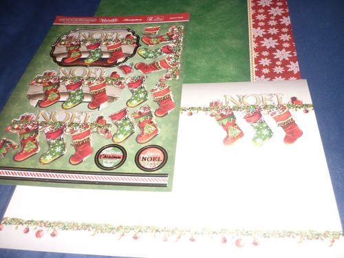 4 HUNKYDORY CHRISTMAS KITS 4 A4 TOPPERS 8 CARDS 8 INSERTS 8 ENVELOPES - Picture 3 of 12