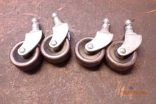 VINTAGE CRAFTSMAN STEEL WHEELS FOR RETRACTABLE CASTER SET WOODWORKING MACHINE