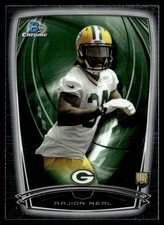 2014 Bowman Chrome Rajion Neal Rookie Green Bay Packers #183