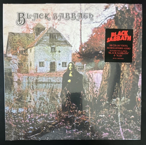 BLACK SABBATH SELF TITLED VINYL LP LIMITED EDITION 180 GRAM NEW SEALED MINT