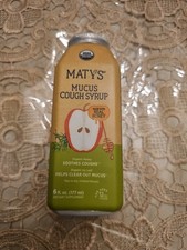 Maty's Organic Mucus Cough Syrup Exp 11/26 Organic Honey Ginger Ceylon Cinnamon