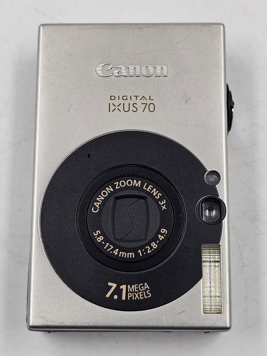 Canon IXUS 70 7.1 MP Digitalkamera Silber - Funktioniert
