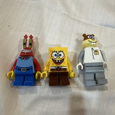 Lego Spongebob Minifigures Lot - SpongeBob / Mr. Krabs / Sandy Cheeks
