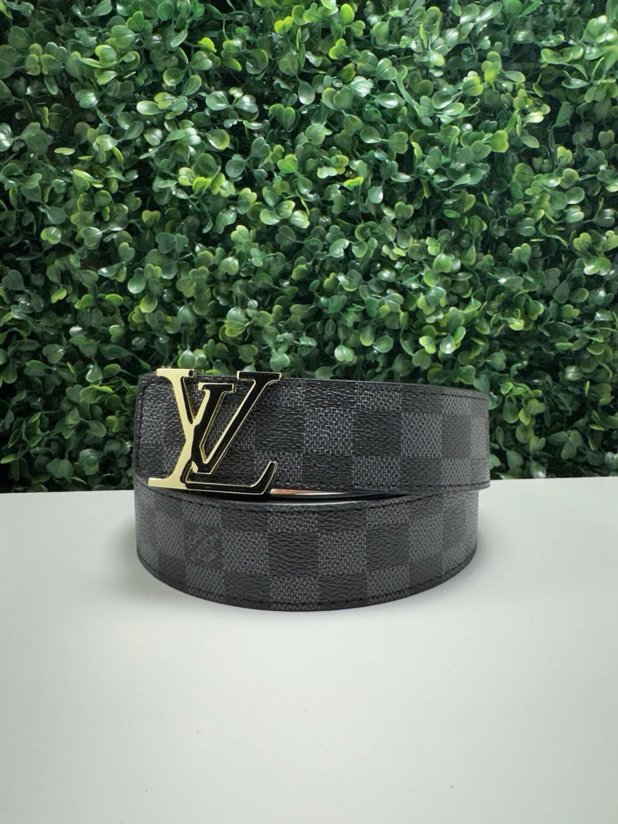Louis Vuitton Leather Black Belts for Men for sale | eBay